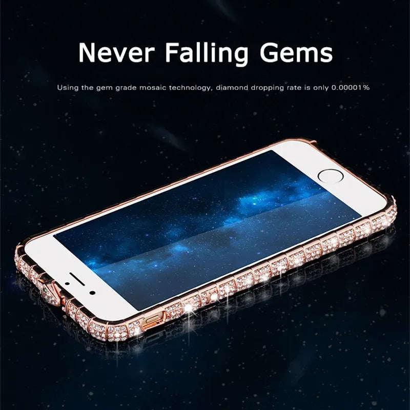 Crystal Diamond Bumper For iPhone - Premium Mobile Phone Cases from Dressmycell.com - Just $19! Shop now at Dressmycell.com Crystal Diamond Bumper For iPhone - Premium Mobile Phone Cases from Dressmycell.com - Just $19! Shop now at Dressmycell.com